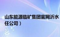 山东能源临矿集团官网沂水（山东能源临沂矿业集团有限责任公司）