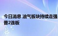 今日消息 油气板块持续走强，新潮能源一度触及涨停，惠博普2连板