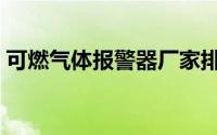 可燃气体报警器厂家排名（可燃气体报警仪）