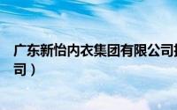 广东新怡内衣集团有限公司招聘（广东新怡内衣集团有限公司）