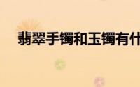 翡翠手镯和玉镯有什么区别（翡翠手镯）