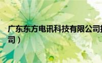 广东东方电讯科技有限公司招聘（广东东方电讯科技有限公司）