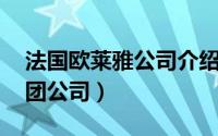 法国欧莱雅公司介绍（欧莱雅 法国化妆品集团公司）