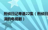 刑侦日记粤语22集（刑侦日记 2021年惠英红、王浩信等主演的电视剧）