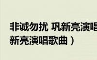 非诚勿扰 巩新亮演唱歌曲视频（非诚勿扰 巩新亮演唱歌曲）