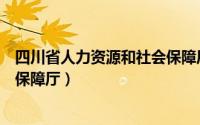 四川省人力资源和社会保障厅厅长（四川省人力资源和社会保障厅）