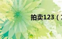 拍卖123（123竞拍网）