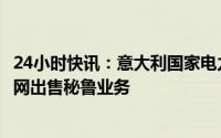 24小时快讯：意大利国家电力公司拟29亿美元向中国南方电网出售秘鲁业务