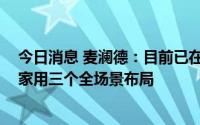 今日消息 麦澜德：目前已在盆底康复领域拥有院内、院外、家用三个全场景布局