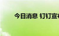 今日消息 钉钉宣布全面智能化战略