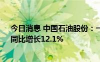 今日消息 中国石油股份：一季度归母净利润436.24亿元，同比增长12.1%