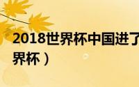 2018世界杯中国进了吗（中国能否进2018世界杯）