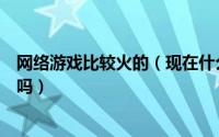 网络游戏比较火的（现在什么网络游戏比较火可以推荐一下吗）