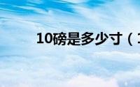 10磅是多少寸（10磅是多少压强）