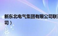 新东北电气集团有限公司联系方式（新东北电气集团有限公司）