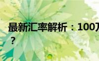 最新汇率解析：100万缅甸元等于多少人民币？