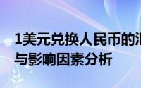 1美元兑换人民币的汇率详解：最新汇率走势与影响因素分析