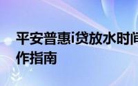 平安普惠i贷放水时间揭秘：背后的真相与操作指南