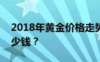 2018年黄金价格走势分析：每克黄金究竟多少钱？