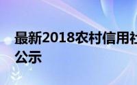 最新2018农村信用社贷款利率表及利息收入公示