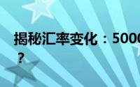 揭秘汇率变化：5000亿韩元等于多少人民币？