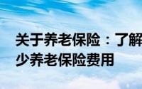 关于养老保险：了解您在2019年需要缴纳多少养老保险费用