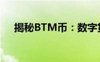 揭秘BTM币：数字货币的世界里的新星