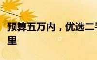 预算五万内，优选二手车：你的理想座驾在这里