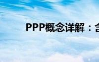 PPP概念详解：含义、应用与意义