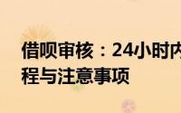 借呗审核：24小时内能否通过？详解审核流程与注意事项