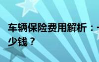 车辆保险费用解析：一辆五万的车保险需要多少钱？